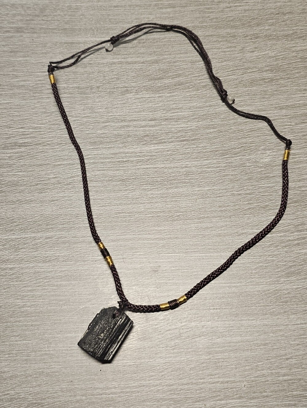 Bohemian Black Tourmaline Unisex Necklace